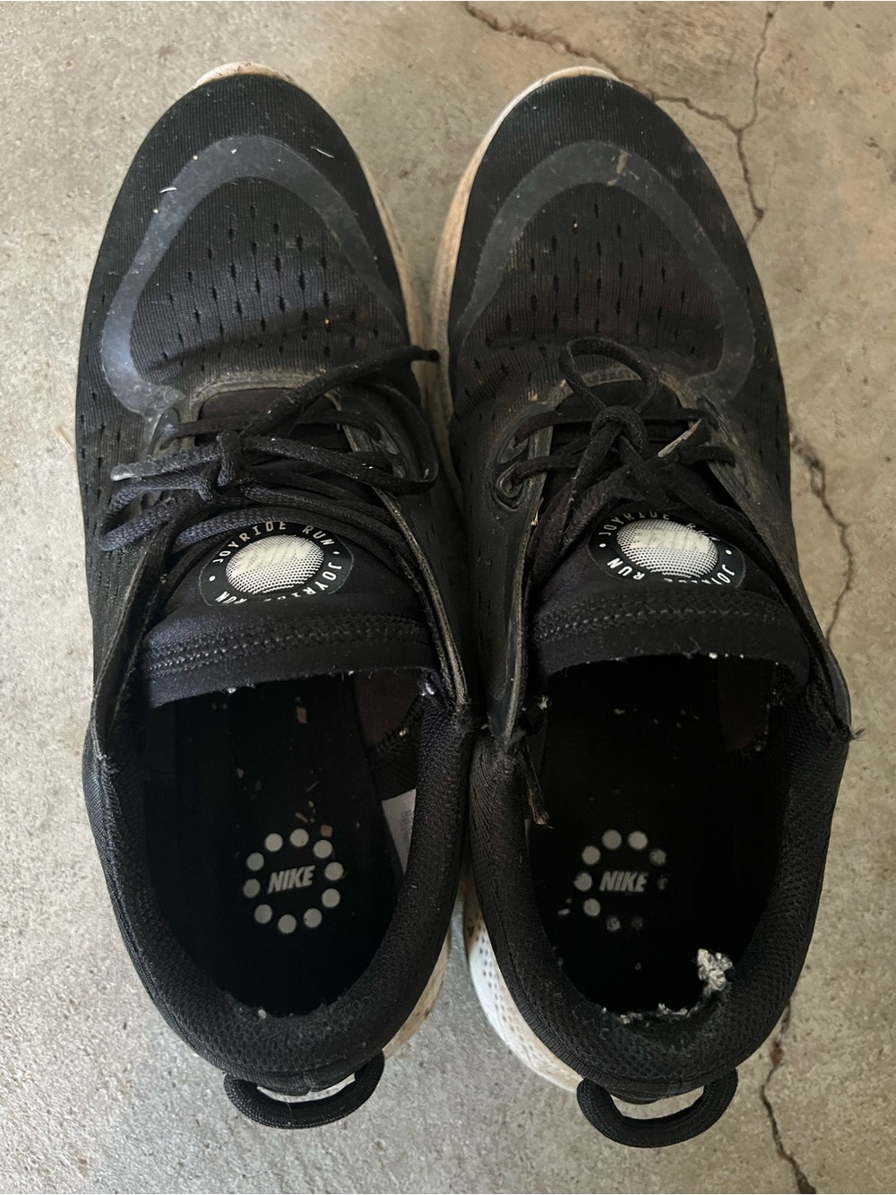 Nike Black and White Low-Top Athletic Sneakers